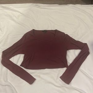 Top shop long sleeve crop